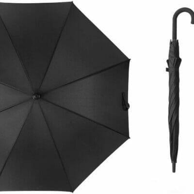 Mens black large umbrella