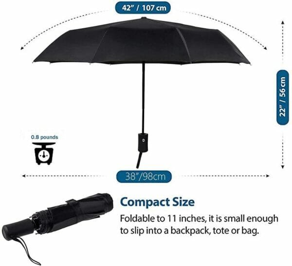 Black umbrella specifications