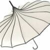 Fashion umbrella White close up of pagoda peak fashion umbrella