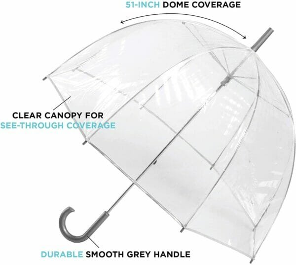 Transparent umbrella specifications