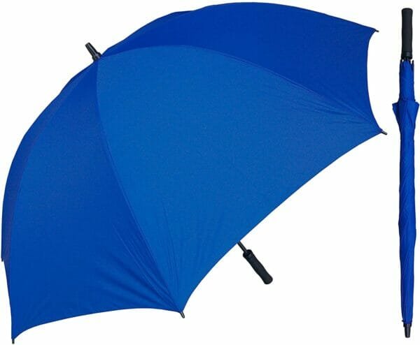 Blue golf umbrella