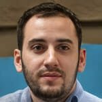 a man looking at the camera