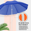 a close up of an umbrella