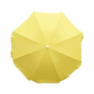 A 1.8M Advertising Polyester Beach Umbrella on a white background.