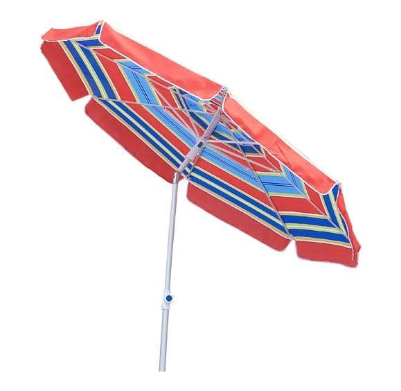 A 2.2M Advertising 160g Polyester Beach Umbrella on a white background.