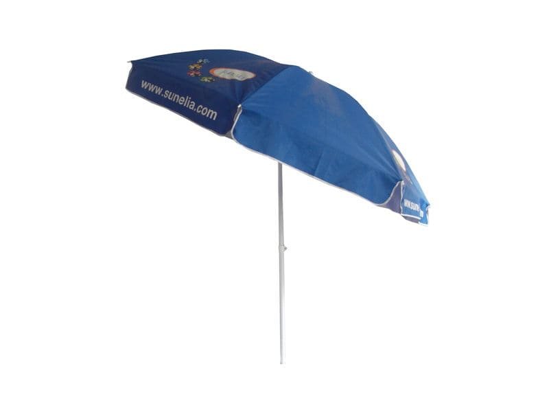 a blue umbrella