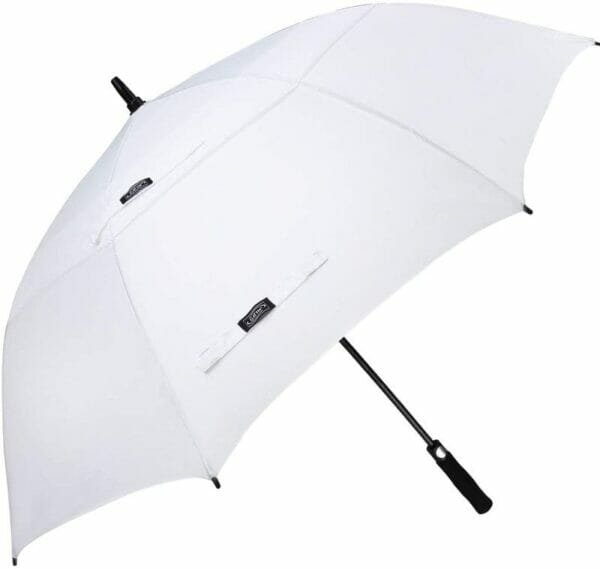 A 32inch Double Layer Golf Umbrella on a white background.