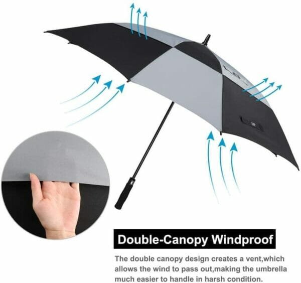 30inch Double Layer Golf Umbrella Square