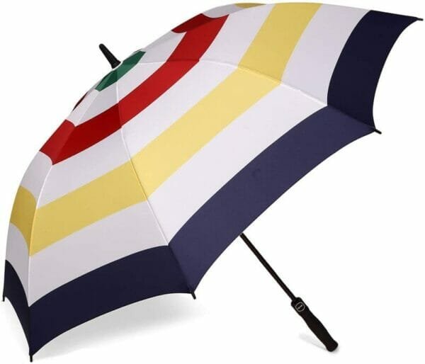 a close up of an umbrella