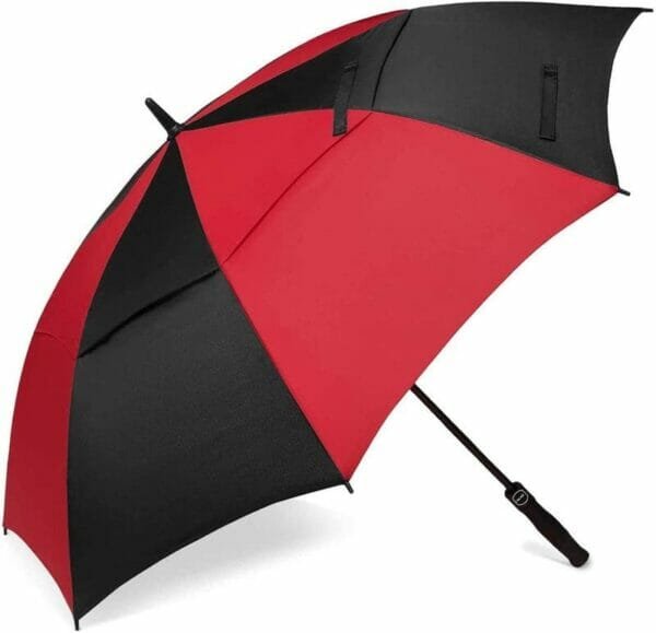 a close up of an umbrella