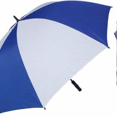 A 30 inch Manual Open Golf Umbrella Two Color on a white background.