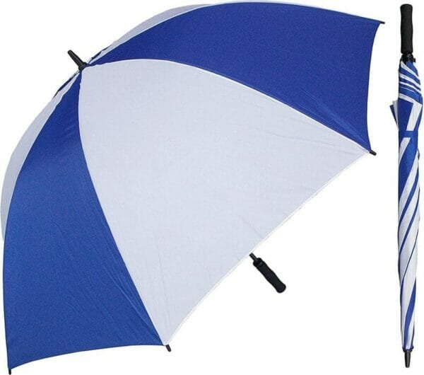 A 30 inch Manual Open Golf Umbrella Two Color on a white background.