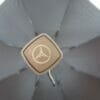 A 27in Aluminum Single Layer Auto Golf Umbrella with a logo on it.