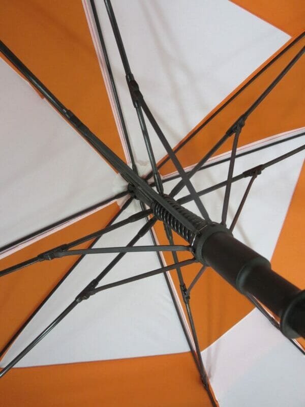 A close up of a 27inch Double Layer Golf Umbrella.