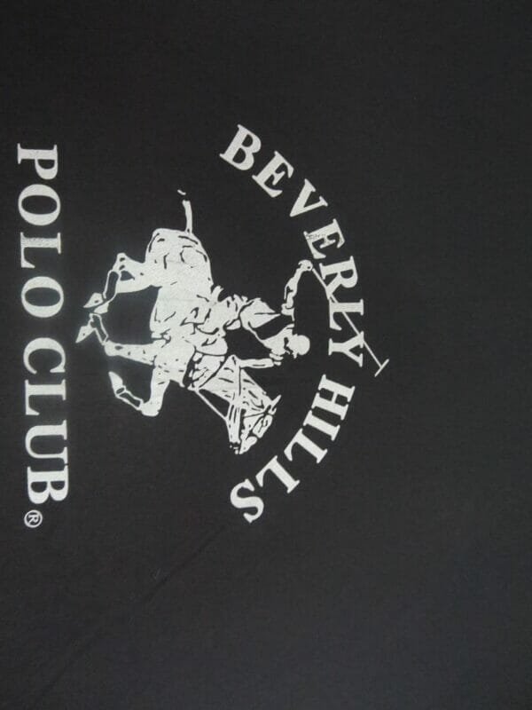 Beverly club logo on a black 30inch Double Layer Golf Umbrella.