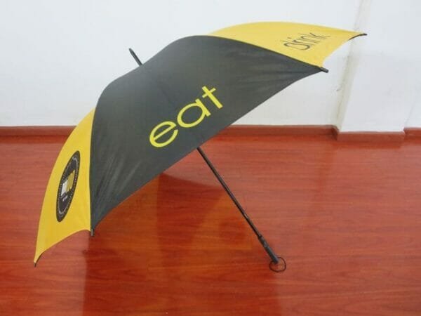 a close up of an umbrella