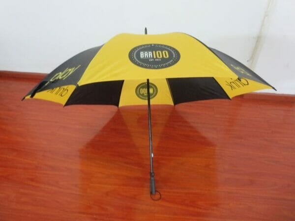 a close up of an umbrella