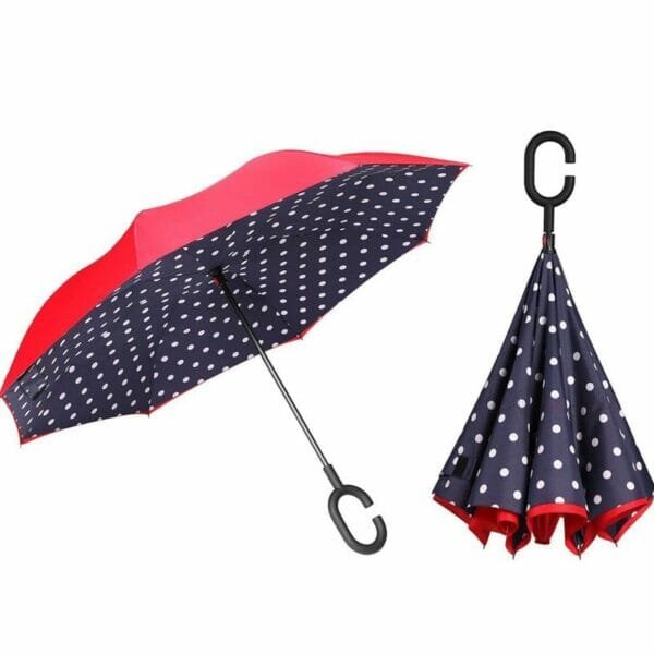 a close up of an umbrella