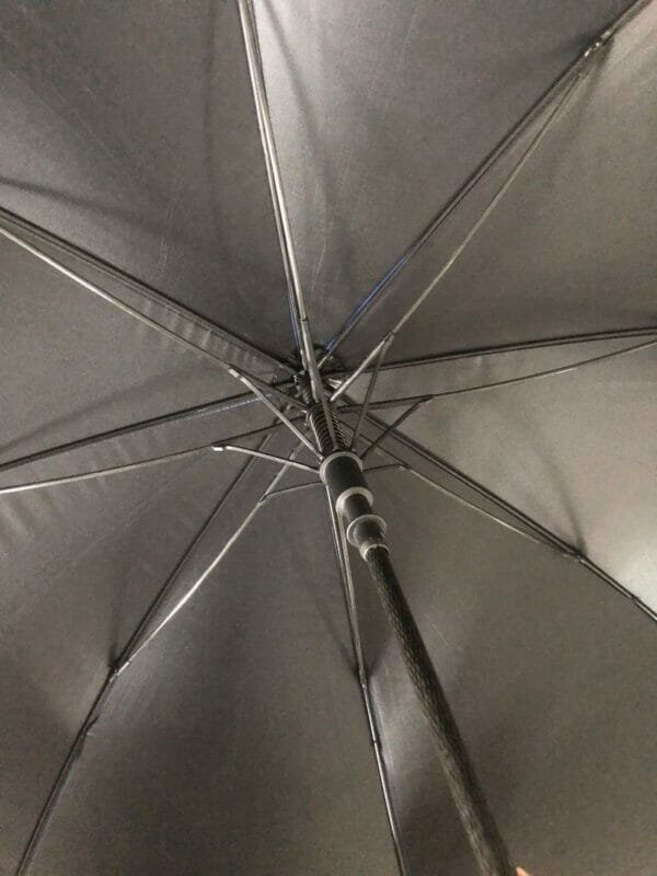 a close up of an umbrella