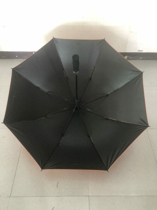 a close up of an umbrella