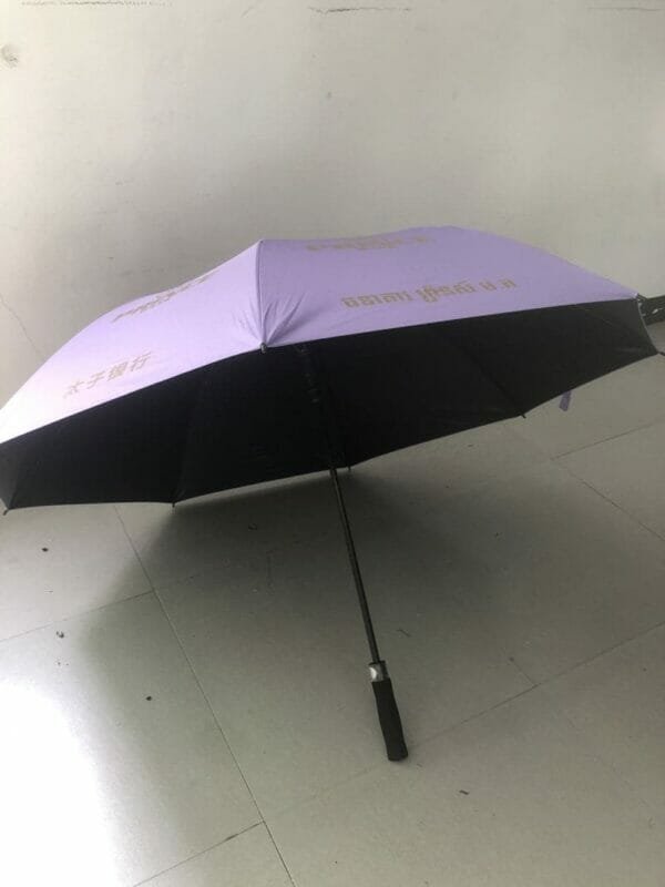 a close up of an umbrella