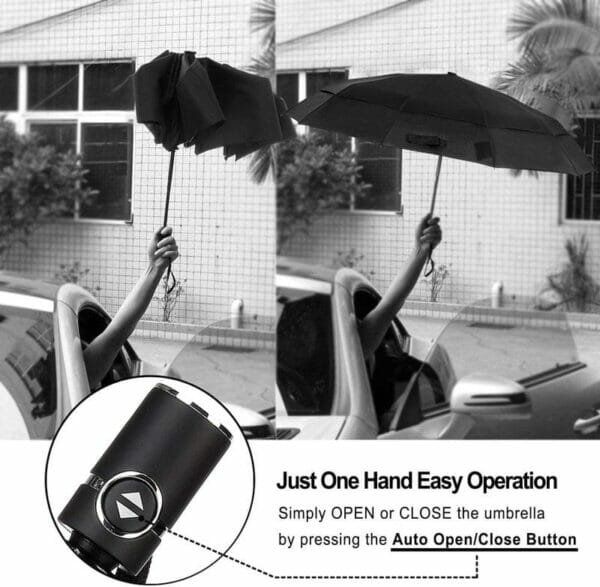 27inch Fully-auto Open 3 Fold Umbrella - Image 8