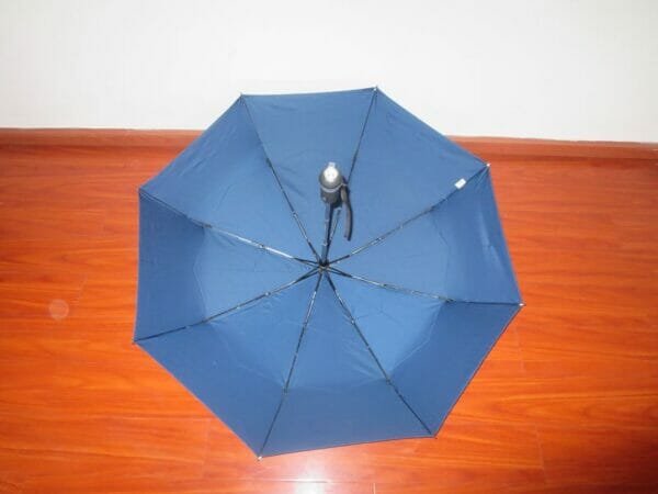 a blue umbrella