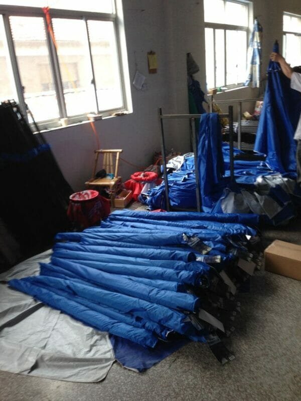 a messy bed in a room