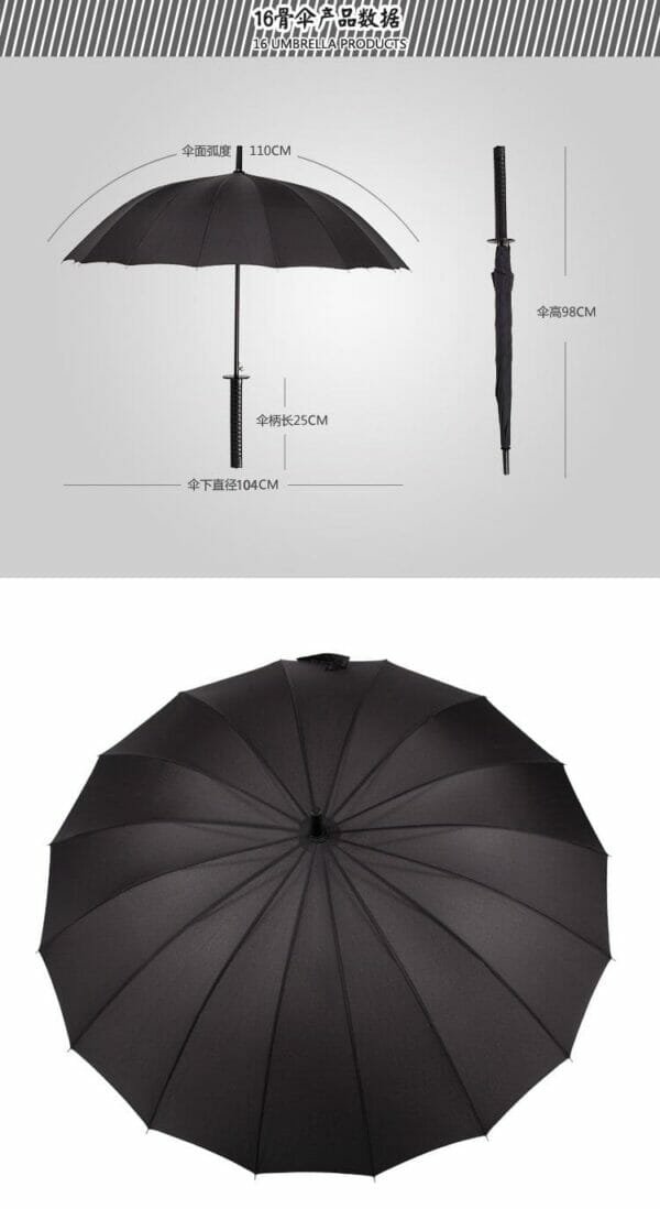 23inch *8ribs Katana Umbrella - Image 15