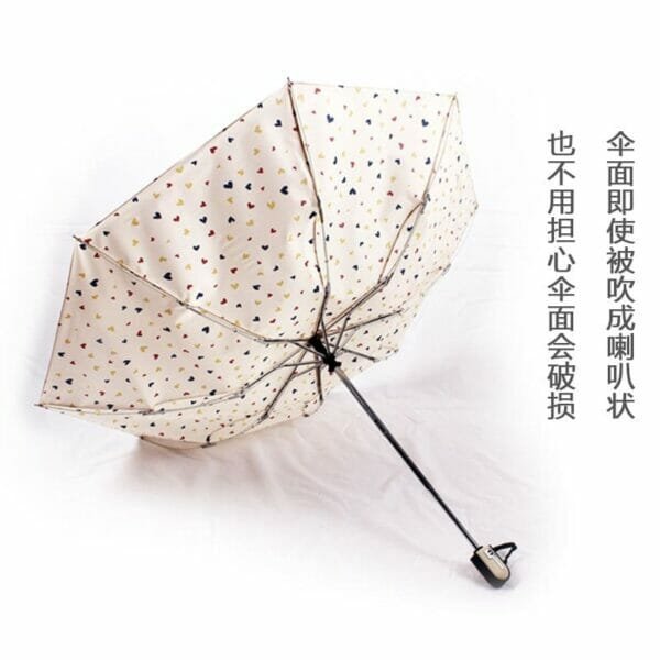 a close up of an umbrella