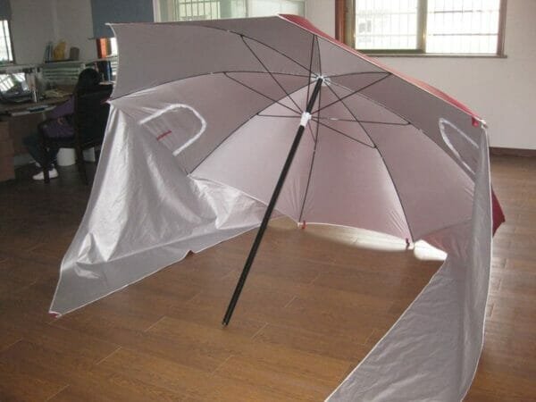 an open umbrella