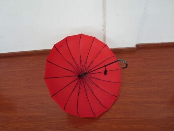an open umbrella