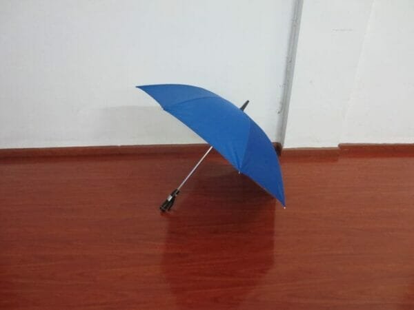 a blue umbrella
