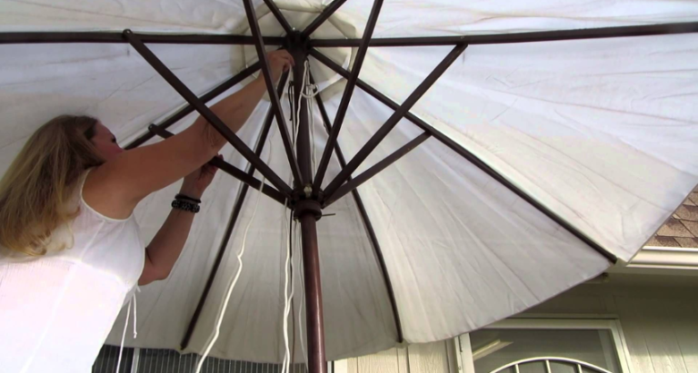 Patio umbrella hacks