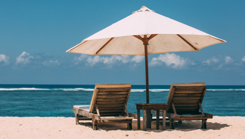 Install a Beach Umbrella