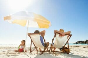 beach umbrella group size