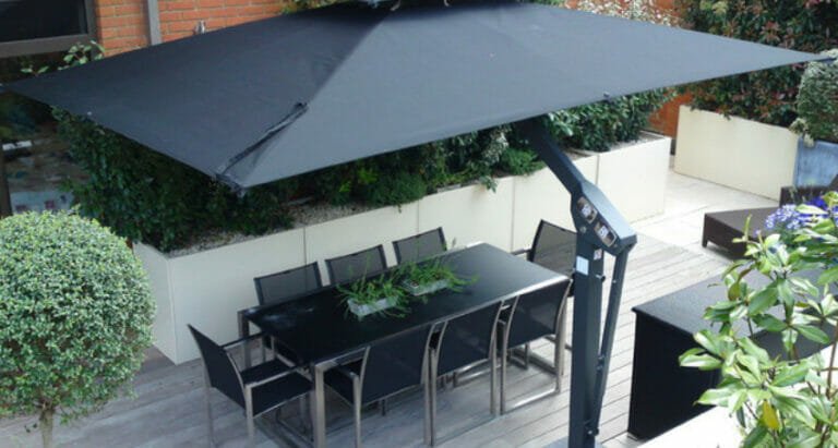 patio umbrella cantilever
