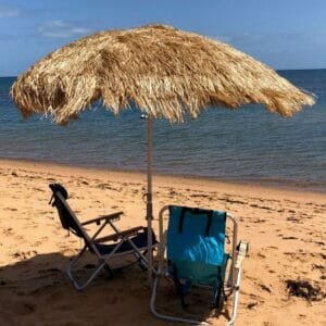beach umbrellas
